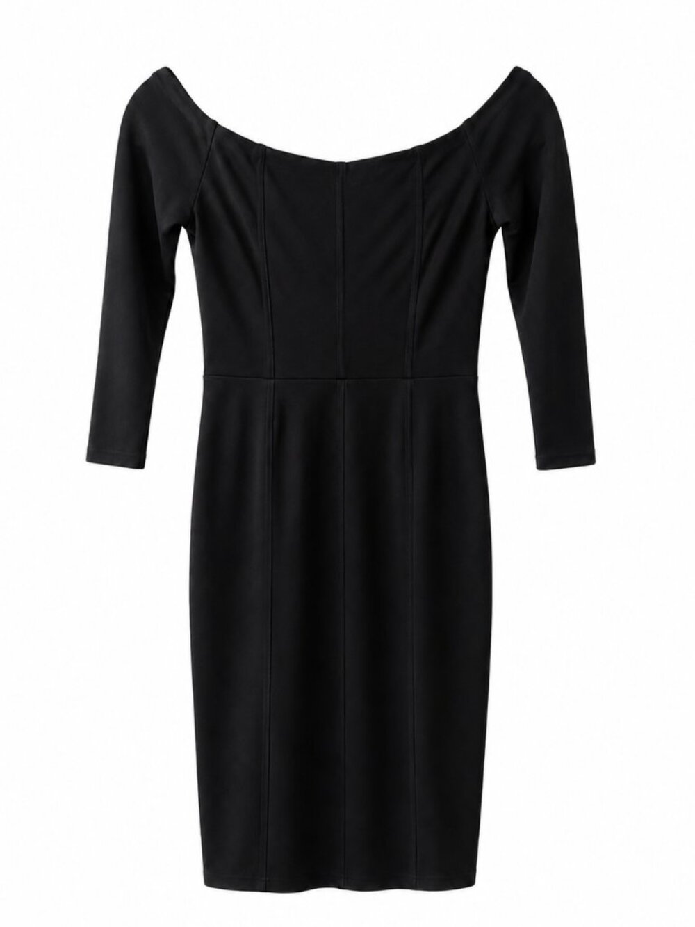 Highline Collective Black Off-the-Shoulder Midi Dress (Size US 2)